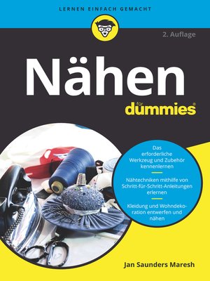 cover image of Nähen für Dummies